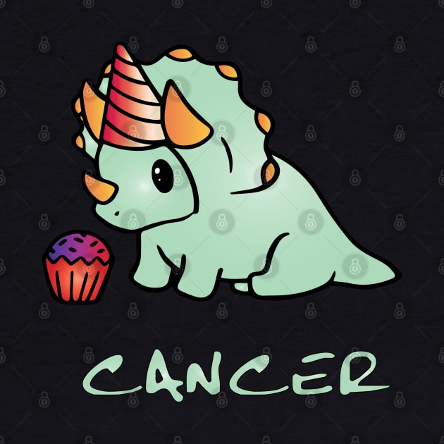 baby cancer dinosaur by lazykitty